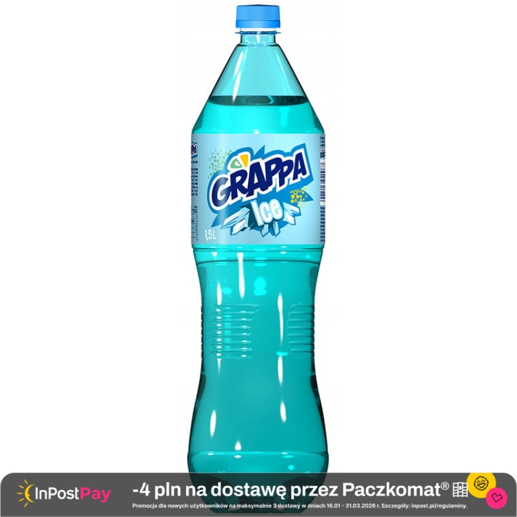 Grappa Ice Napój gazowany o smaku cukierka lodowego 1,5 l.jpg