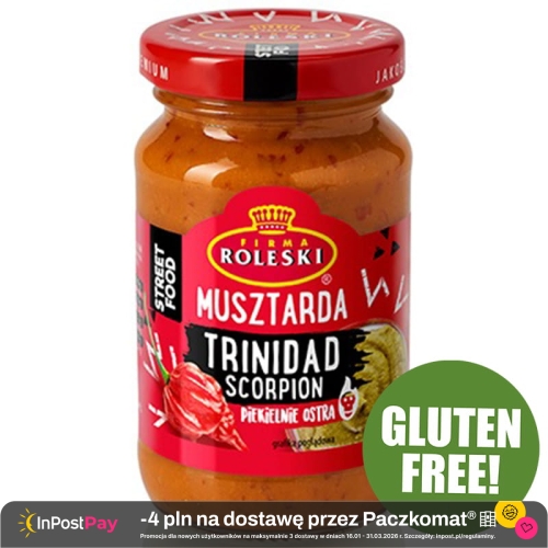 Roleski Musztarda Trinidad scorpion ostra 210 g.jpg