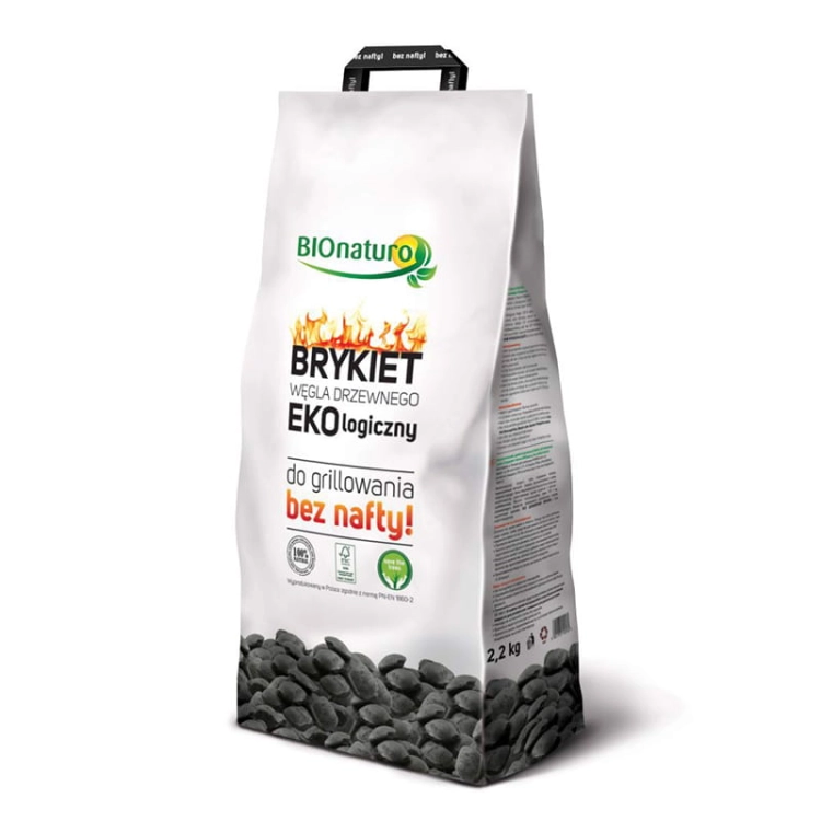 PolBioEco Bionaturo Brykiet węgla drzewnego ekologiczny do grillowania bez nafty 2.2 kg.jpg
