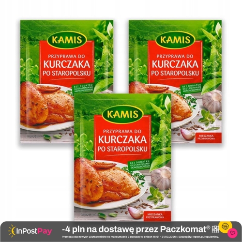 Kamis Przyprawa do kurczaka po staropolsku Mieszanka przyprawowa 25 g x 3 sztuki.jpg