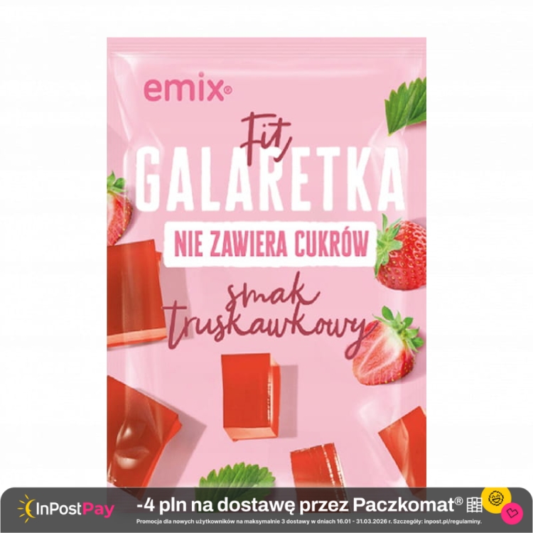 Emix Fit Galaretka bez cukru o smaku truskawkowym 25 g.jpg