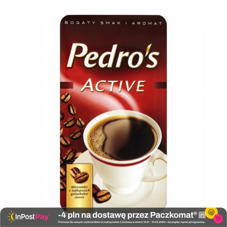 Pedro's Active Kawa mielona 250 g.jpg