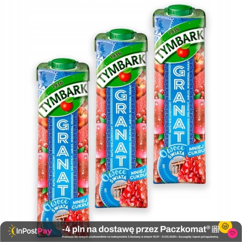 Tymbark Owoce Świata Napój wieloowocowy granat 1 l x 3 szt.jpg