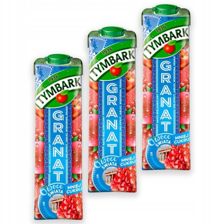 Tymbark Owoce Świata Napój wieloowocowy granat 1 l x 3 szt.jpg