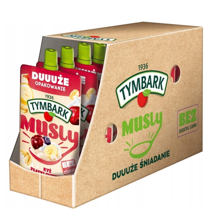 Tymbark Musly ryż płatki owsiane jabłko banan aronia wiśnia jogurt 170 g x 10 sztuk.jpg