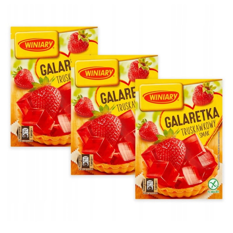 Winiary Galaretka truskawkowy smak 71 g x 3 sztuki.jpg