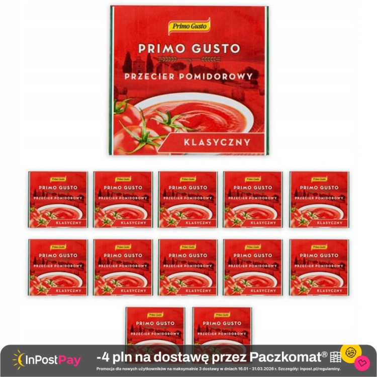 Primo Gusto Przecier pomidorowy klasyczny 500 g x 12 sztuk.jpg