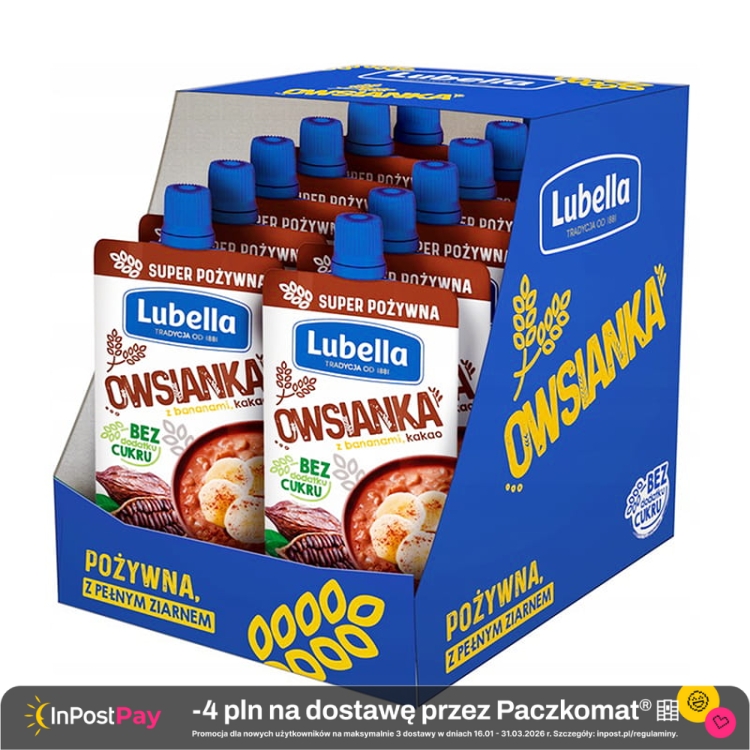 Lubella Mus Owsianka z bananami i kakao bez cukru 100g x 12 sztuk.jpg