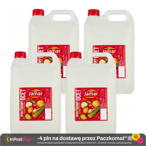 Jamar Ocet spirytusowy fermentacyjny 10 % kwasowości 5 l x 4 sztuki.jpg