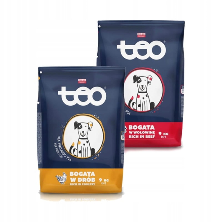 Teo Karma Sucha dla psów Mix 2 smaków 9kg x 2 szt.jpg
