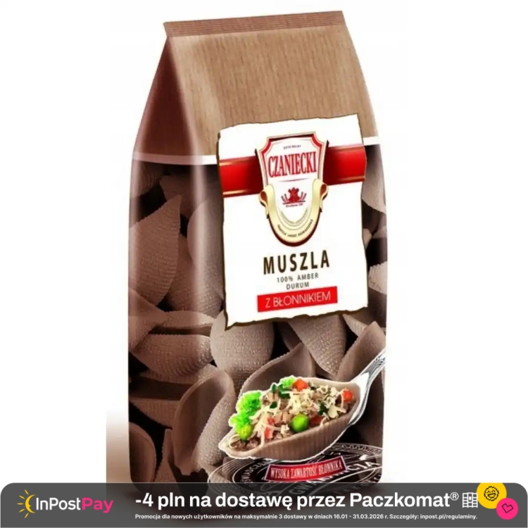 Czaniecki-Makaron-muszla-z-blonnikiem-250-g-5907222236031.webp