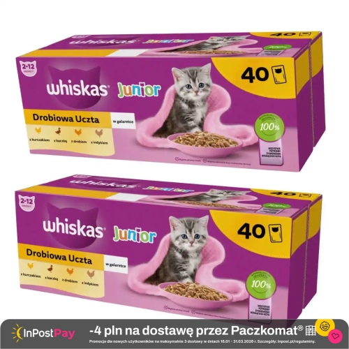whiskas-junior-drobiowa-uczta-karma-dla-kociat-w-galaretce-85g-80-sztuk-4008429164781.webp