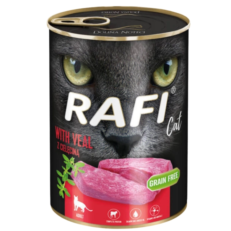 rafi-mokra-karma-dla-dorosleggo-kota-z-cielecina-400g-5902921394563.webp