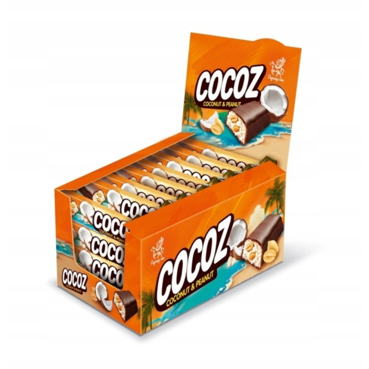 Aim-Foods-Baton-kokosowy-COCOZ-PEANUT-z-orzeszkami-35g-x-24-sztuki